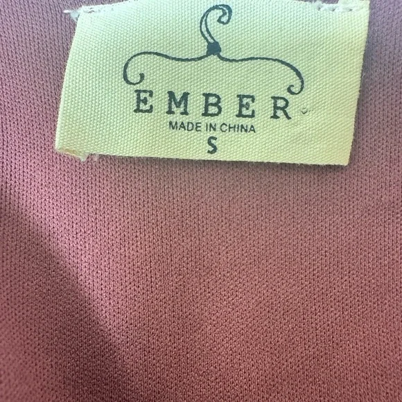 Anthropologie Ember Maroon Long Sleeve Textured Peplum Blouse Small - Picture 7 of 12